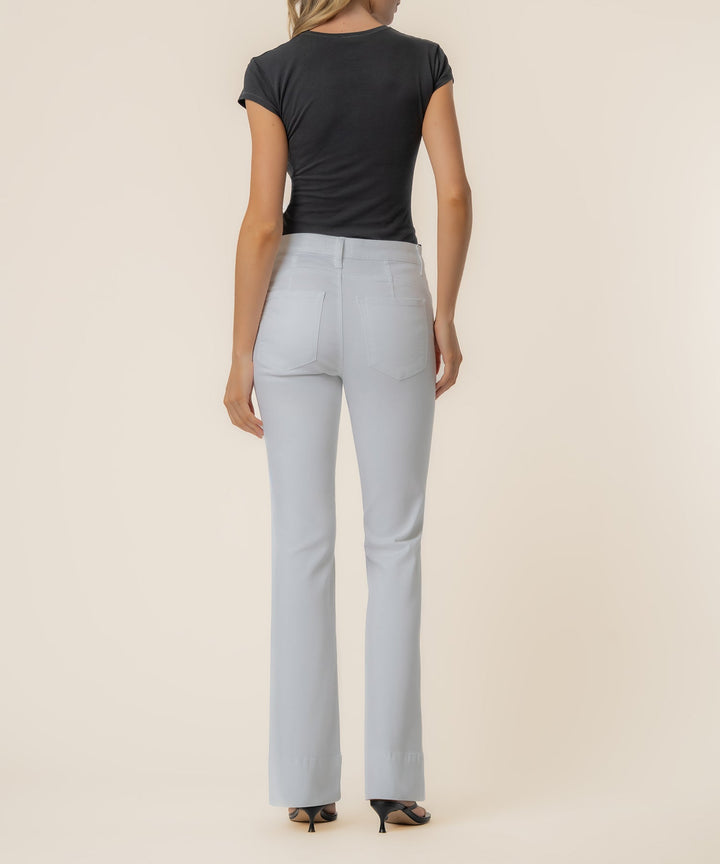 STELLA OPTIC WHITE HIGH RISE FLARE JEANS