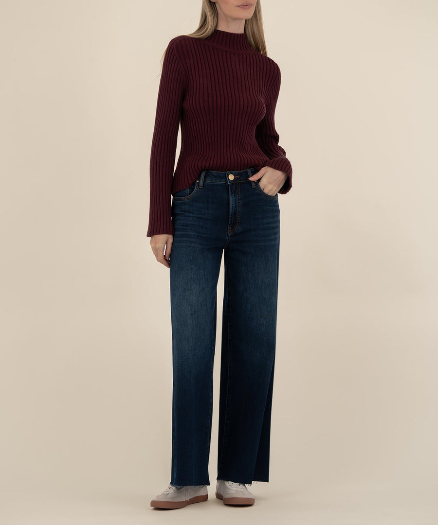 RAISIN HERA MOCK NECK SWEATER
