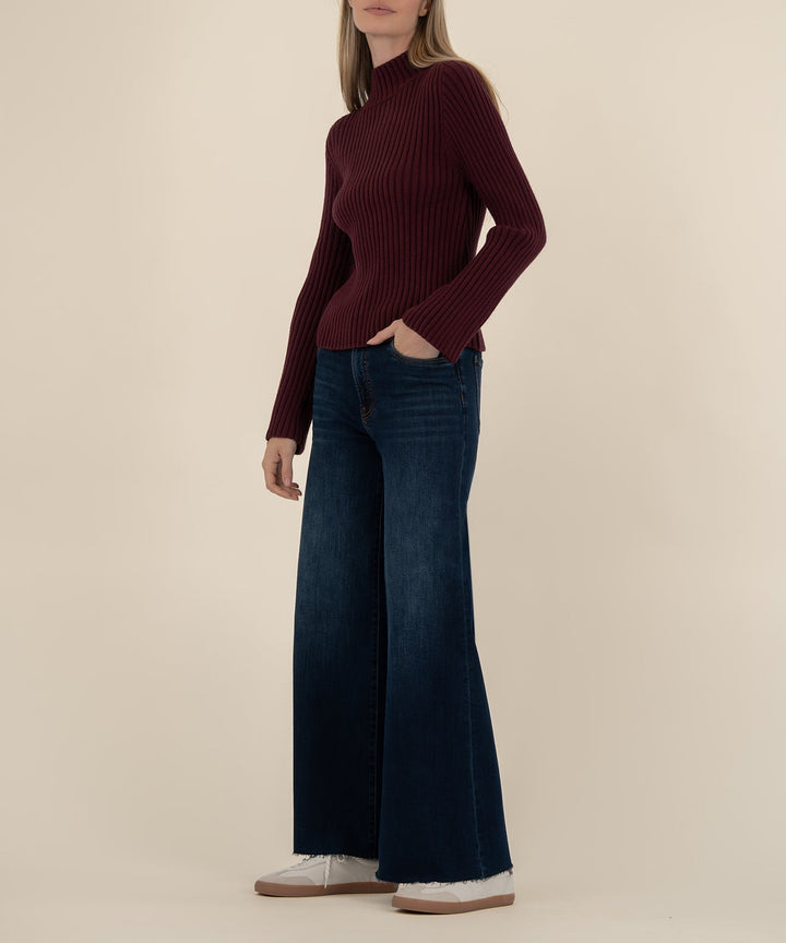 RAISIN HERA MOCK NECK SWEATER