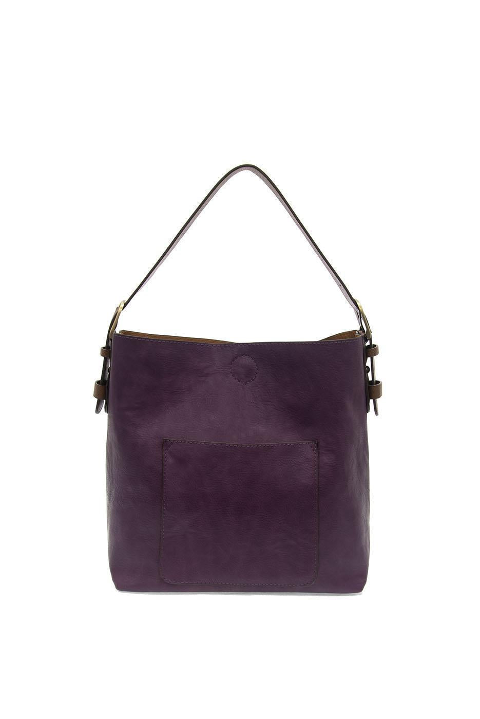 PURPLELICIOUS HOBO BAG WITH COFFEE HANDLE