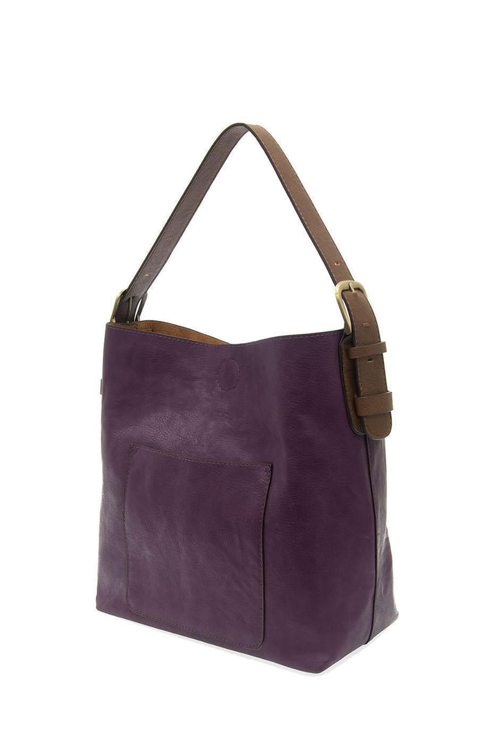 PURPLELICIOUS HOBO BAG WITH COFFEE HANDLE
