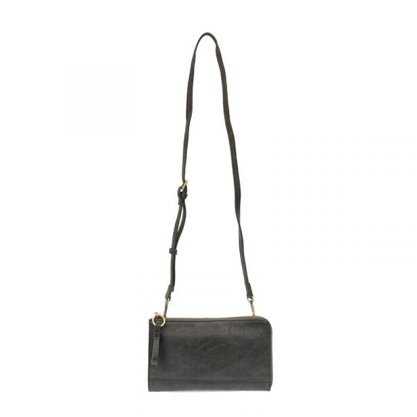 METALLIC GRAPHITE KARINA CONVERTIBLE WRISTLET & WALLET