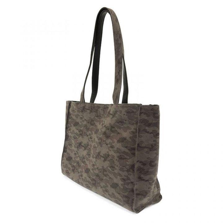 BLACK / DARK GREY CAMO REVERISBLE TOTE BAG