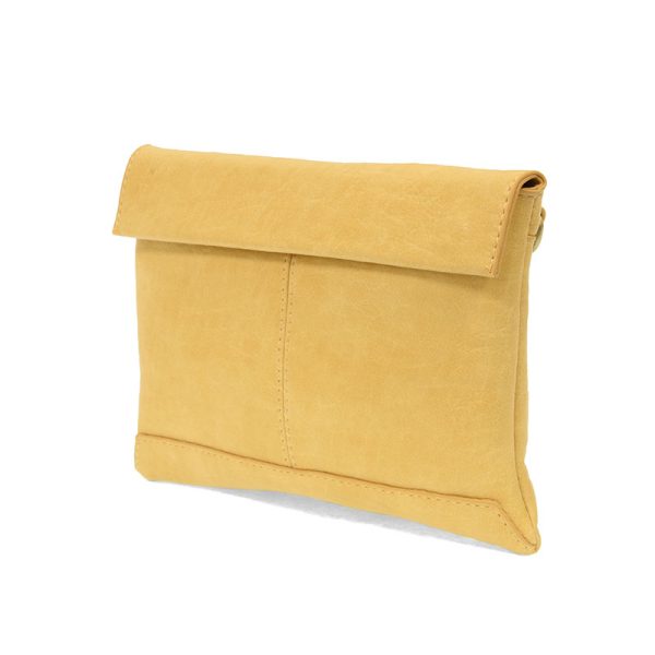 YELLOW KIARA CROSSBODY WRISTLET BAG
