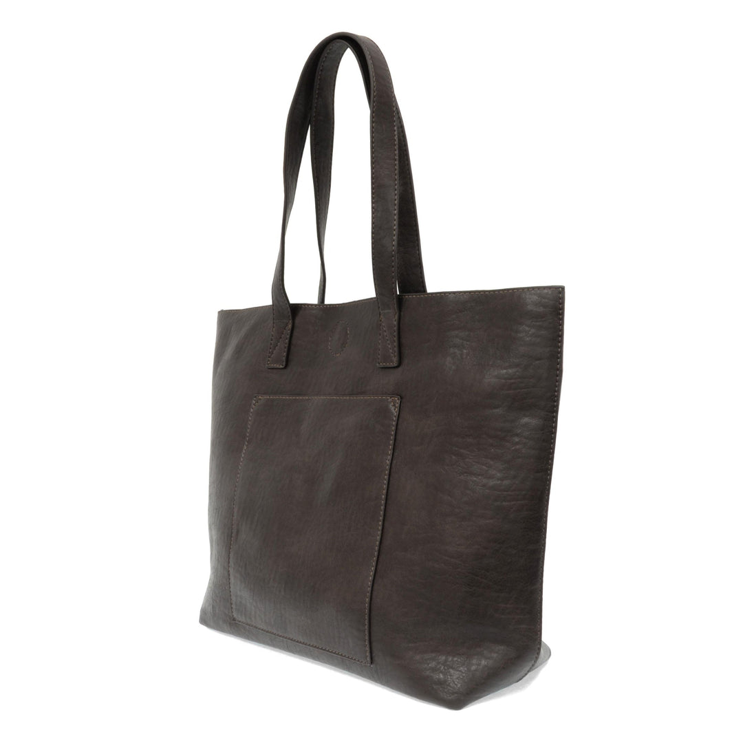 ESPRESSO BEAN JESS OVERSIZED CARRYALL TOTE