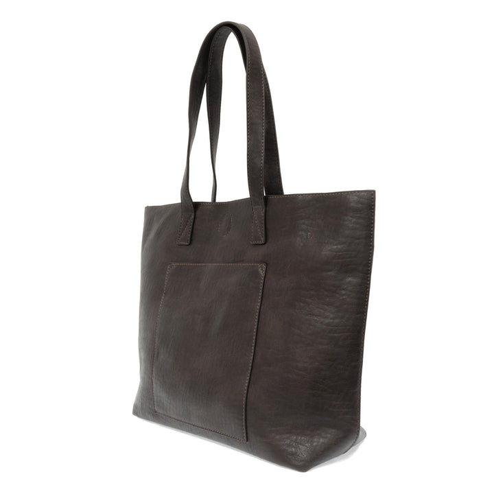 ESPRESSO BEAN JESS OVERSIZED CARRYALL TOTE