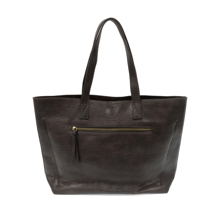 ESPRESSO BEAN JESS OVERSIZED CARRYALL TOTE
