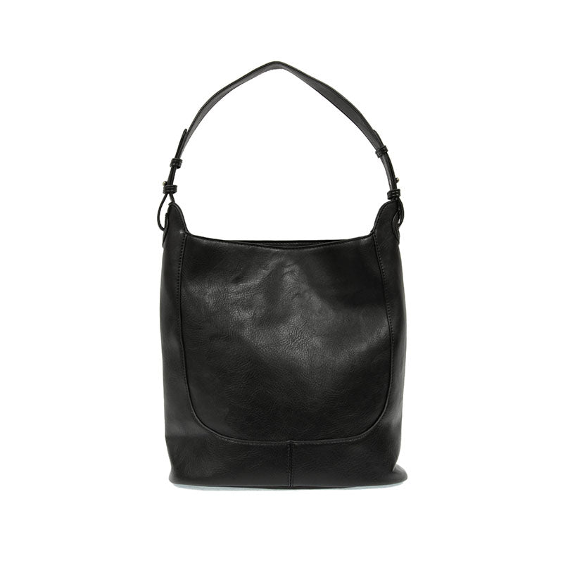 BLACK BRIELLE SMALL BUCKET BAG
