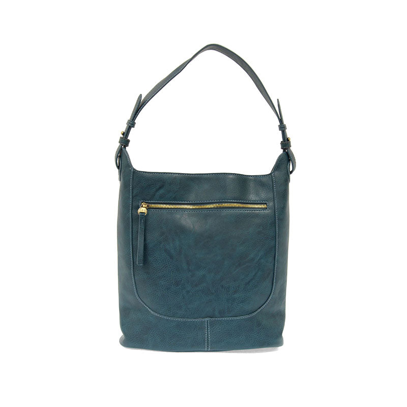 DARK TURQUOISE BRIELLE SMALL BUCKET BAG