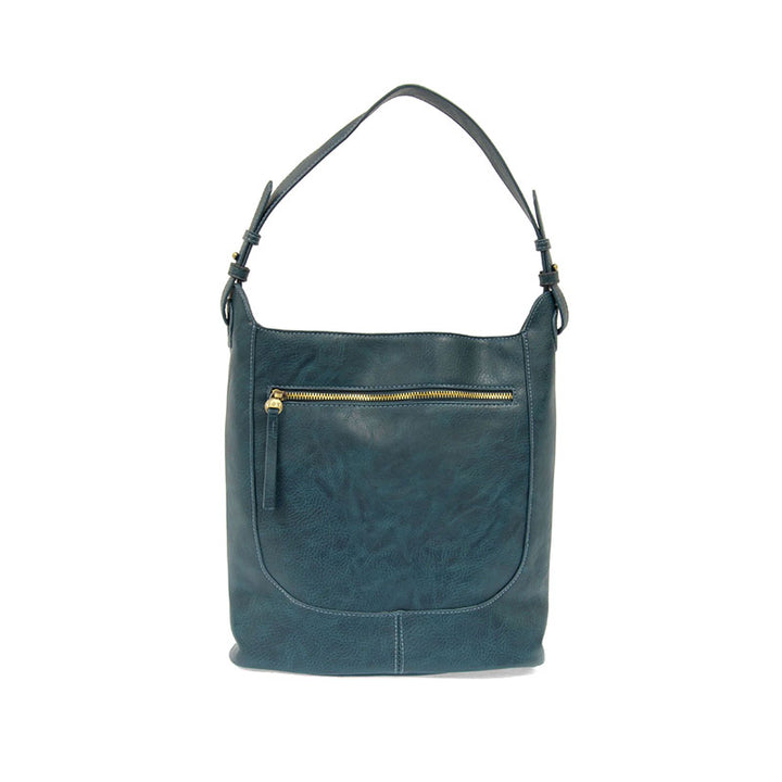 DARK TURQUOISE BRIELLE SMALL BUCKET BAG