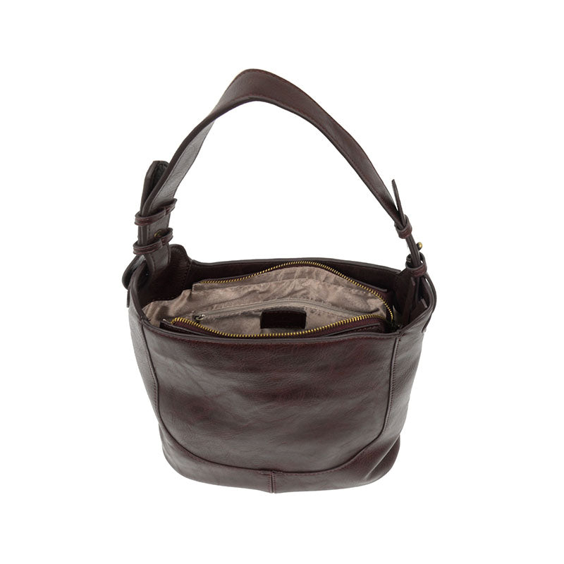 WINE BRIELLE SMALL BUCKET BAG
