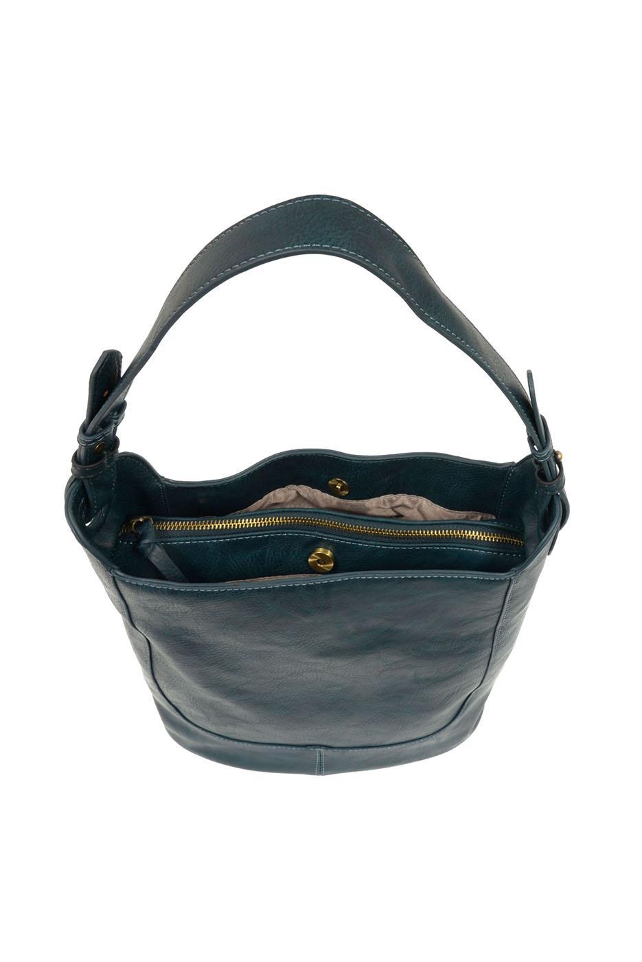 DARK TURQ ADELE LARGE BUCKETBAG
