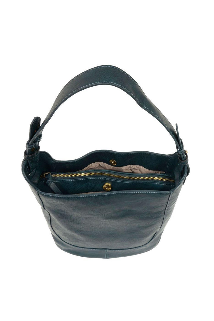DARK TURQ ADELE LARGE BUCKETBAG