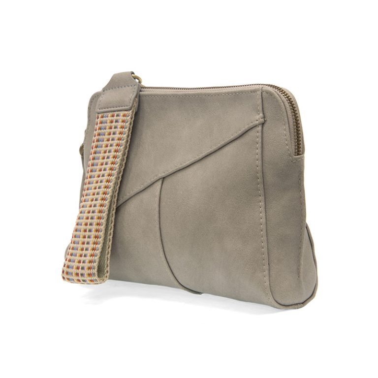 GREY GIGI CROSSBODY W/ WOVEN
