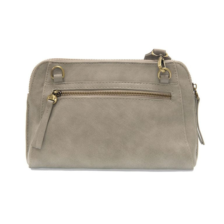 GREY GIGI CROSSBODY W/ WOVEN