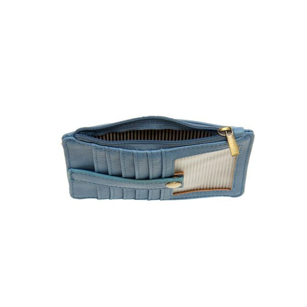 TRANQUIL BLUE PENNY MINI TRAVEL WALLET
