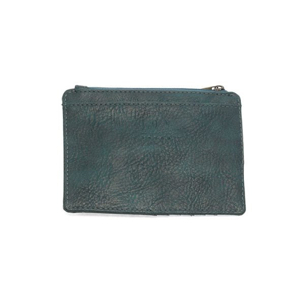 VIVID DEEP TEAL PENNY MINI TRAVEL WALLET