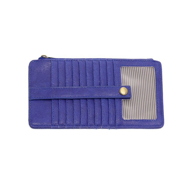 COBALT DISTRESSED KARA MINI WALLET