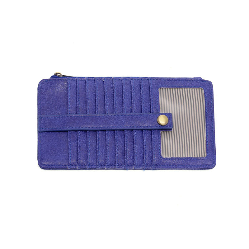 COBALT DISTRESSED KARA MINI WALLET
