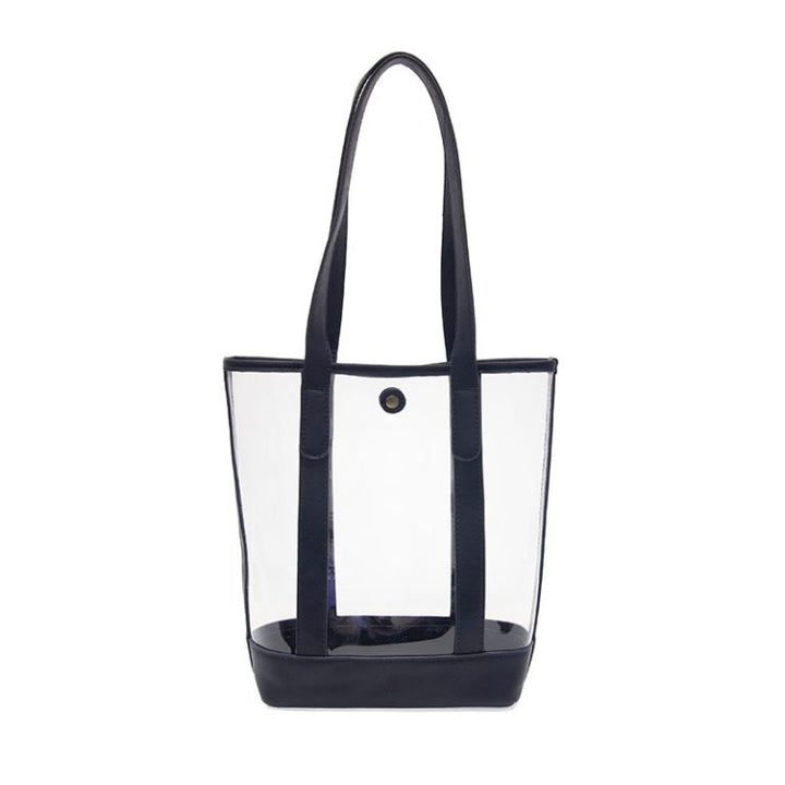 NAVY ELLE CLEAR TOTE BAG