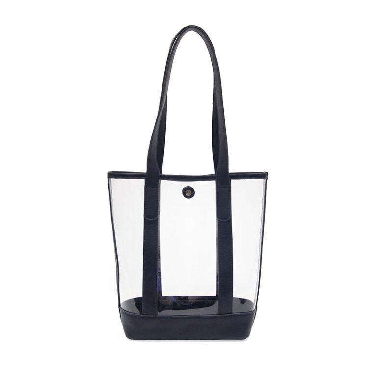 NAVY ELLE CLEAR TOTE BAG
