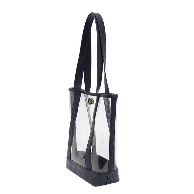 NAVY ELLE CLEAR TOTE BAG
