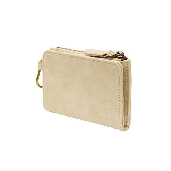 LINEN BOBBIE BIFOLD WALLET W/ CARABINER
