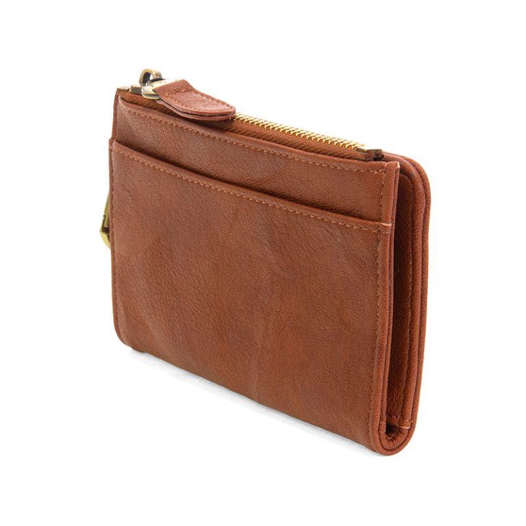 BOBBIE SADDLE BIFOLD WALLET WITH CARABINER
