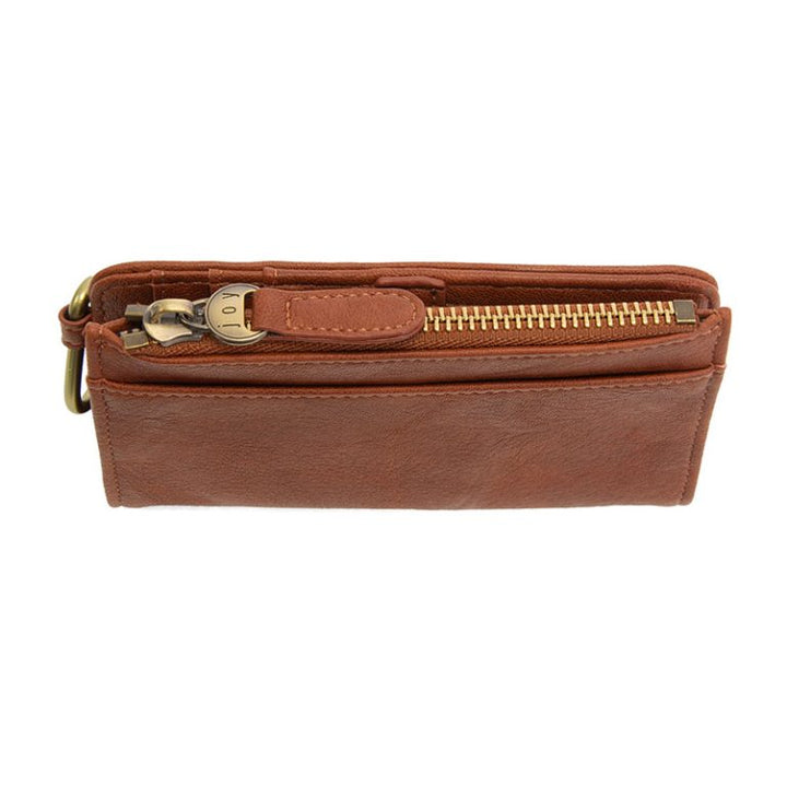 BOBBIE SADDLE BIFOLD WALLET WITH CARABINER