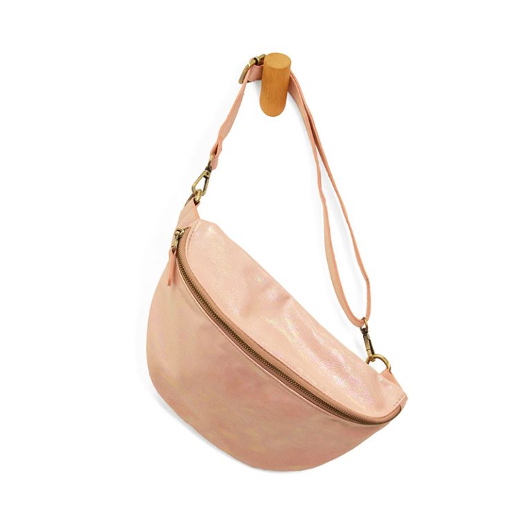 PINK HOLOAGRAPHIC TWYLA SLING/BELT BAG
