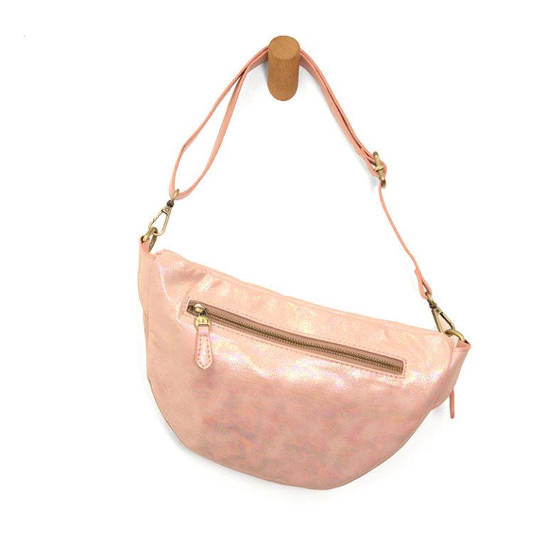 PINK HOLOAGRAPHIC TWYLA SLING/BELT BAG
