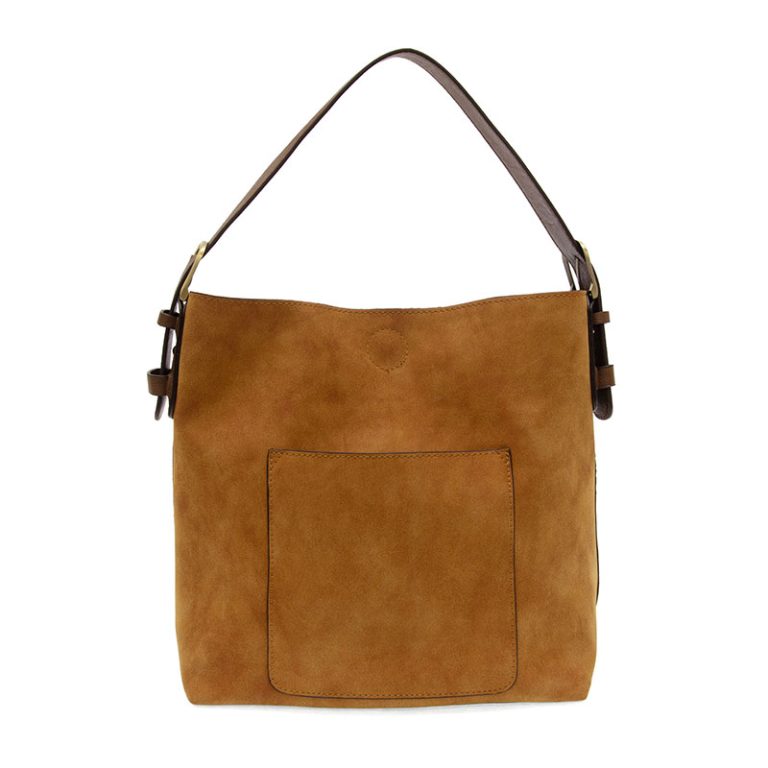TOFFEE RICH FAUX SEUDE HOBO BAG
