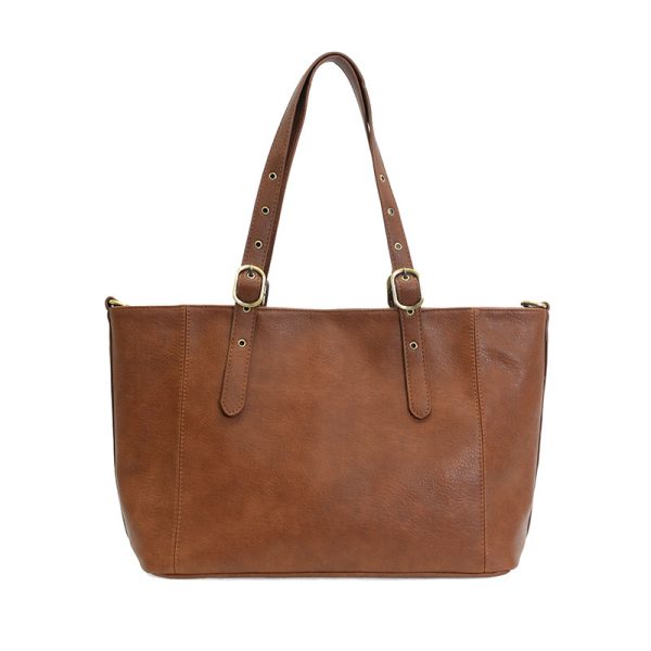 SADDLE SHELBY STUDDED TOTE BAG
