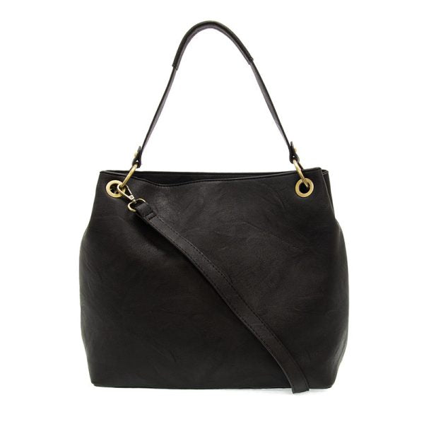 BLACK JEM BUCKET SHOULDER BAG