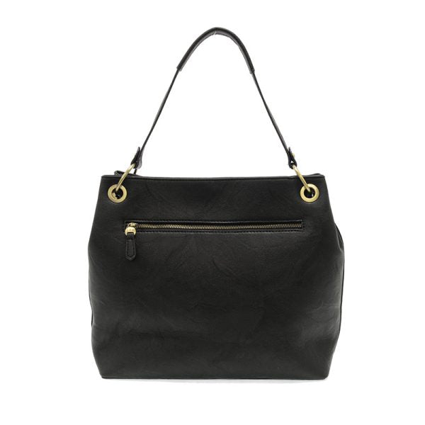 BLACK JEM BUCKET SHOULDER BAG