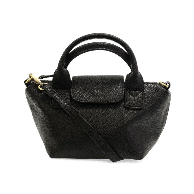 BLACK ODETTE MINI TOTE CROSSBODY
