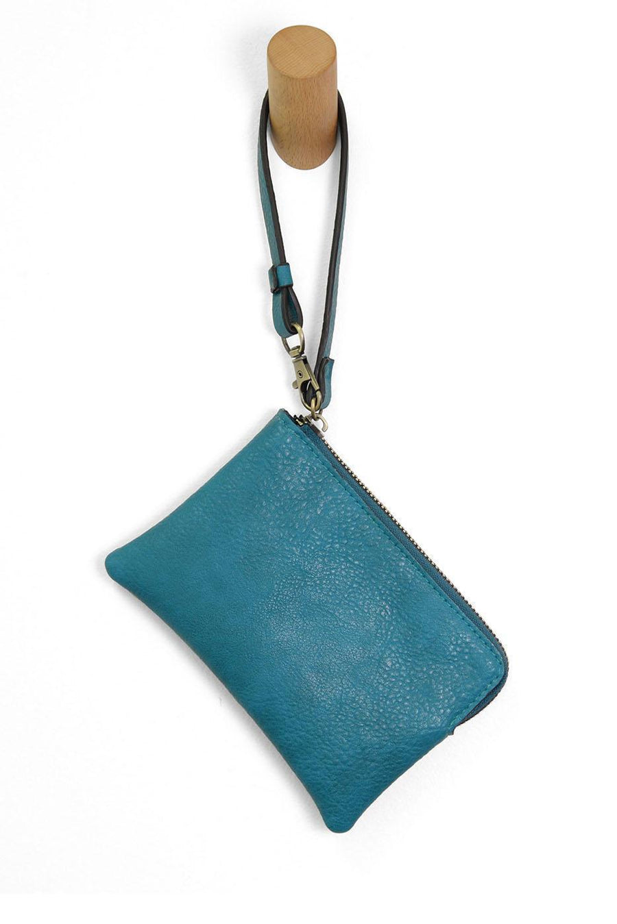 TURQUOISE PIPPA WRISTLET POUCH
