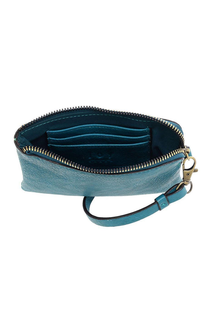 TURQUOISE PIPPA WRISTLET POUCH