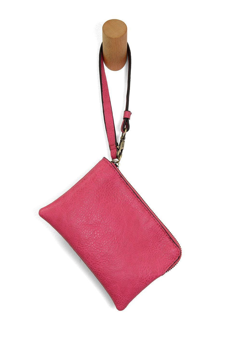 MAGENTA PINK PIPPA WRISTLET POUCH