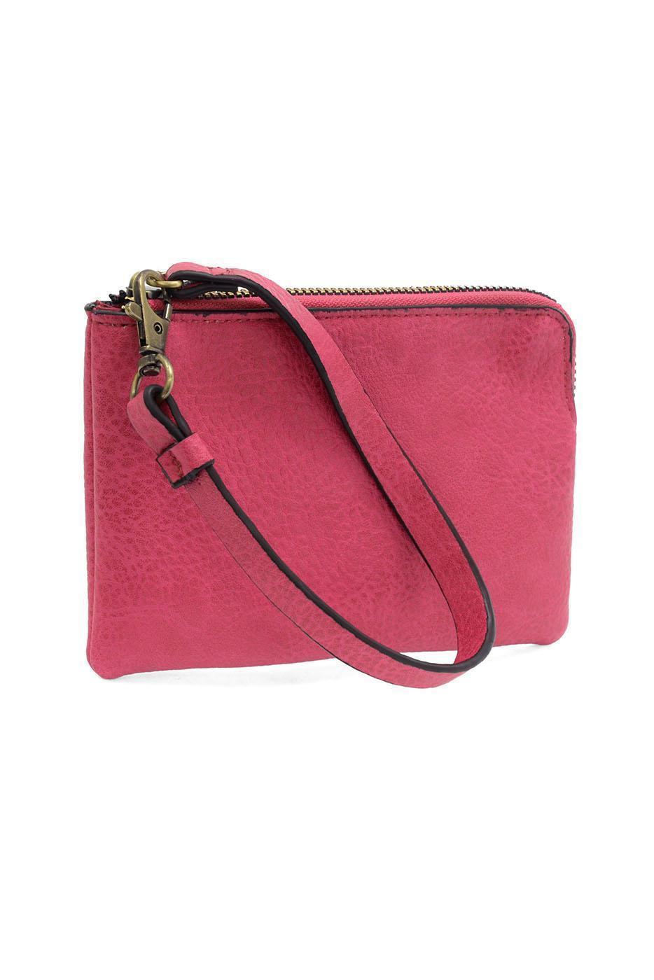MAGENTA PINK PIPPA WRISTLET POUCH
