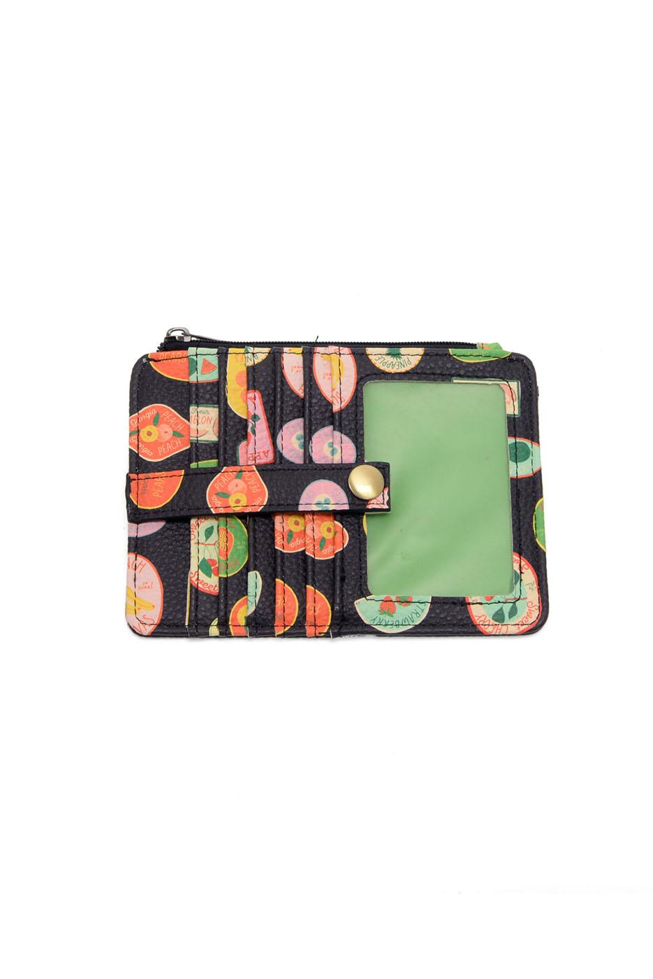 BLACK FARMERS MARKET PENNY MINI TRAVEL WALLET