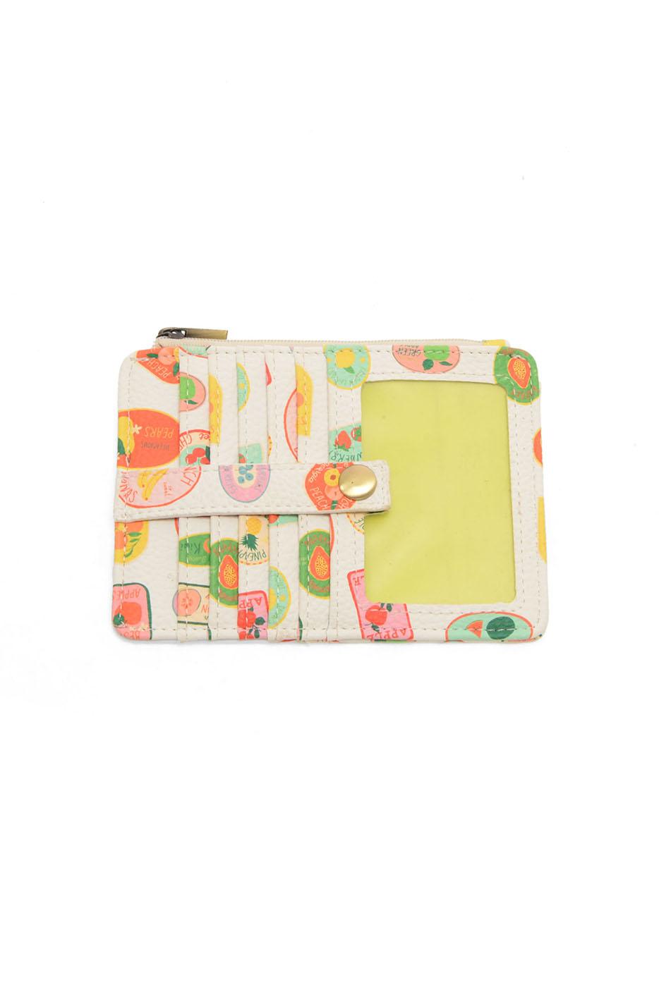 WHITE FARMERS MARKET PENNY MINI TRAVEL WALLET