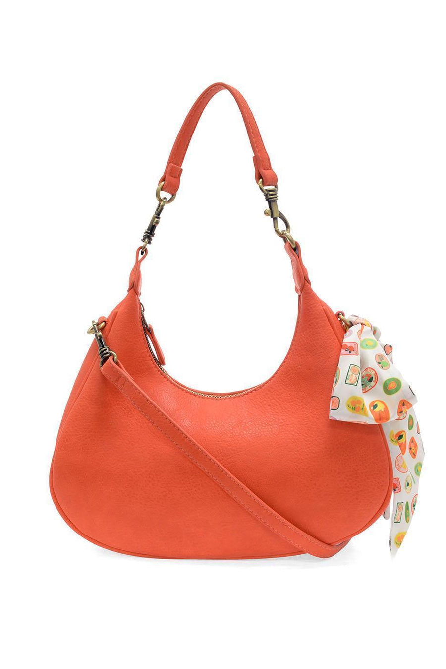 BLOOD ORANGE FARMERS MARKET SCARF CONVERTIBLE CROSSBODY
