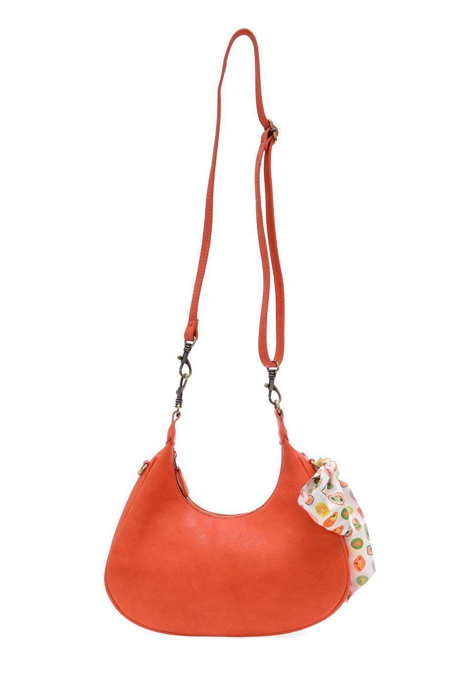 BLOOD ORANGE FARMERS MARKET SCARF CONVERTIBLE CROSSBODY
