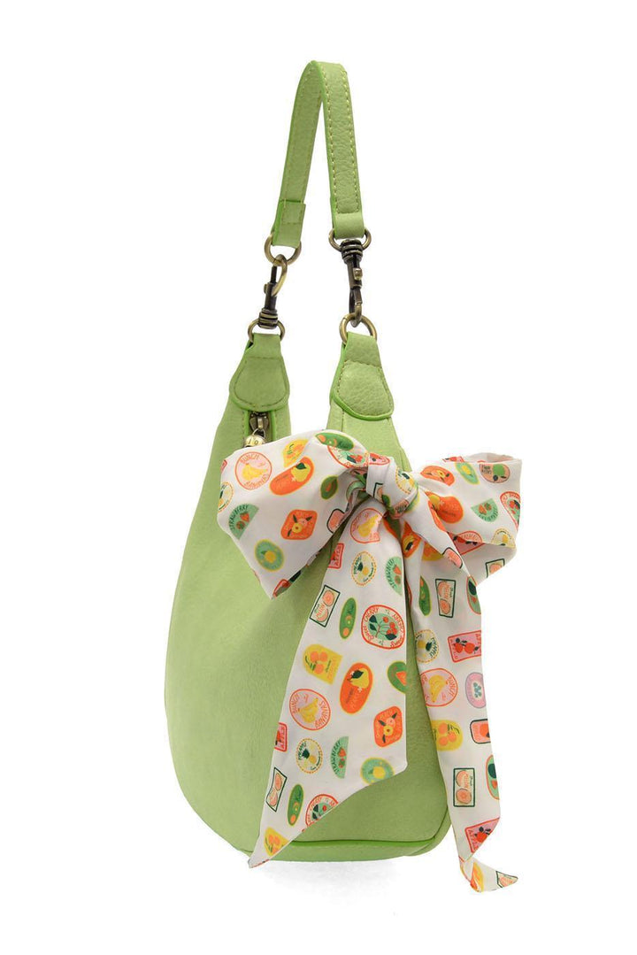 SOUR APPLE FARMERS MARKET SCARF CONVERTIBLE CROSSBODY