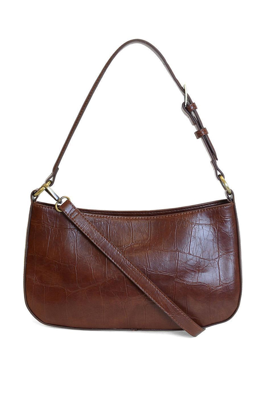 ERIN PECAN CROCK SHOULDER BAG
