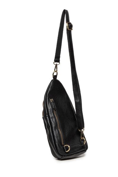 JAS BLACK MEDIUM SLING CROSSBOY BAG