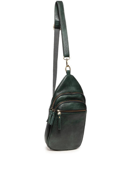 JAS EVERGREEN MEDIUM SLING CROSSBODY BAG