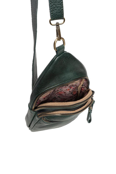 JAS EVERGREEN MEDIUM SLING CROSSBODY BAG