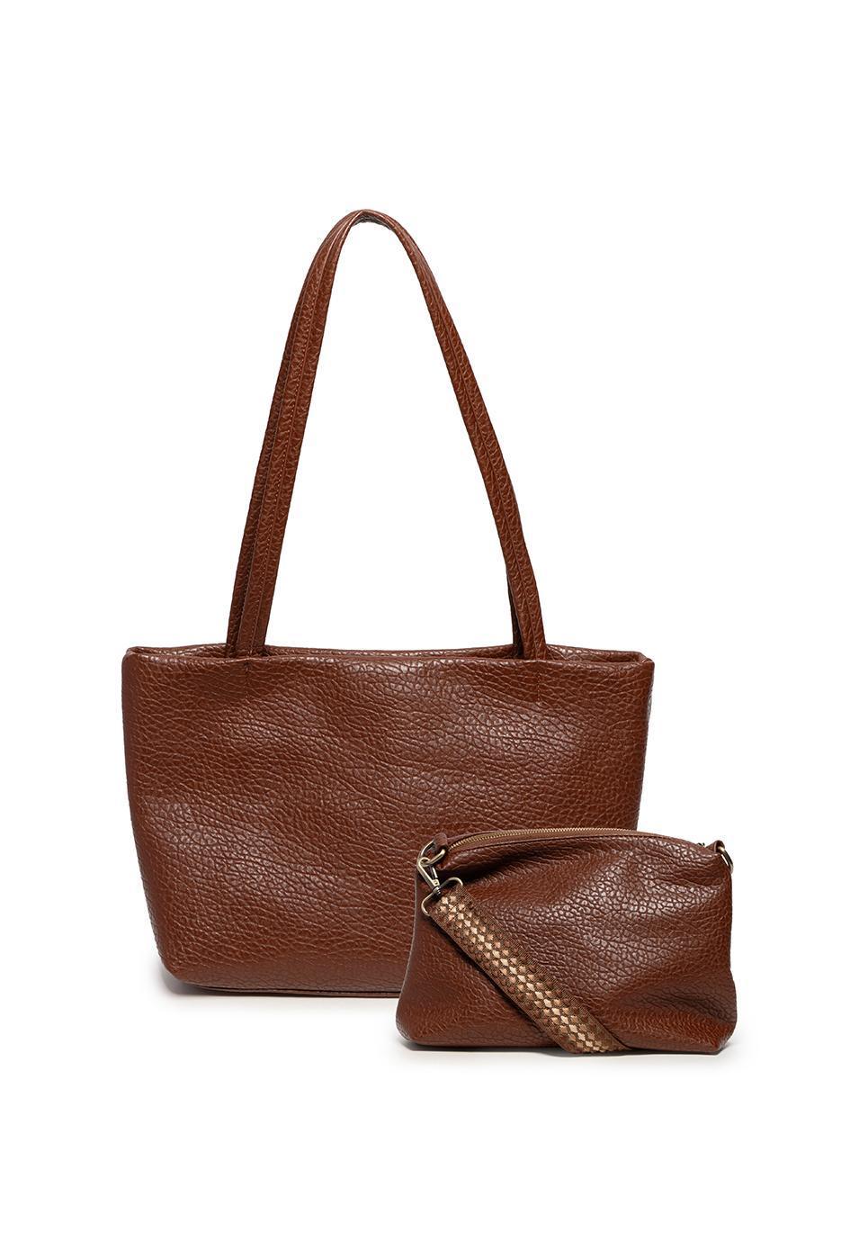 WALNUT SAWYER 2 IN 1 TOTE WITH GUITAR STRAP